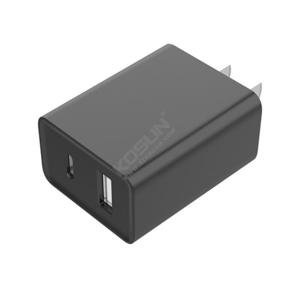 5V/3.4A A+C Fixed Plug Wall Charger
